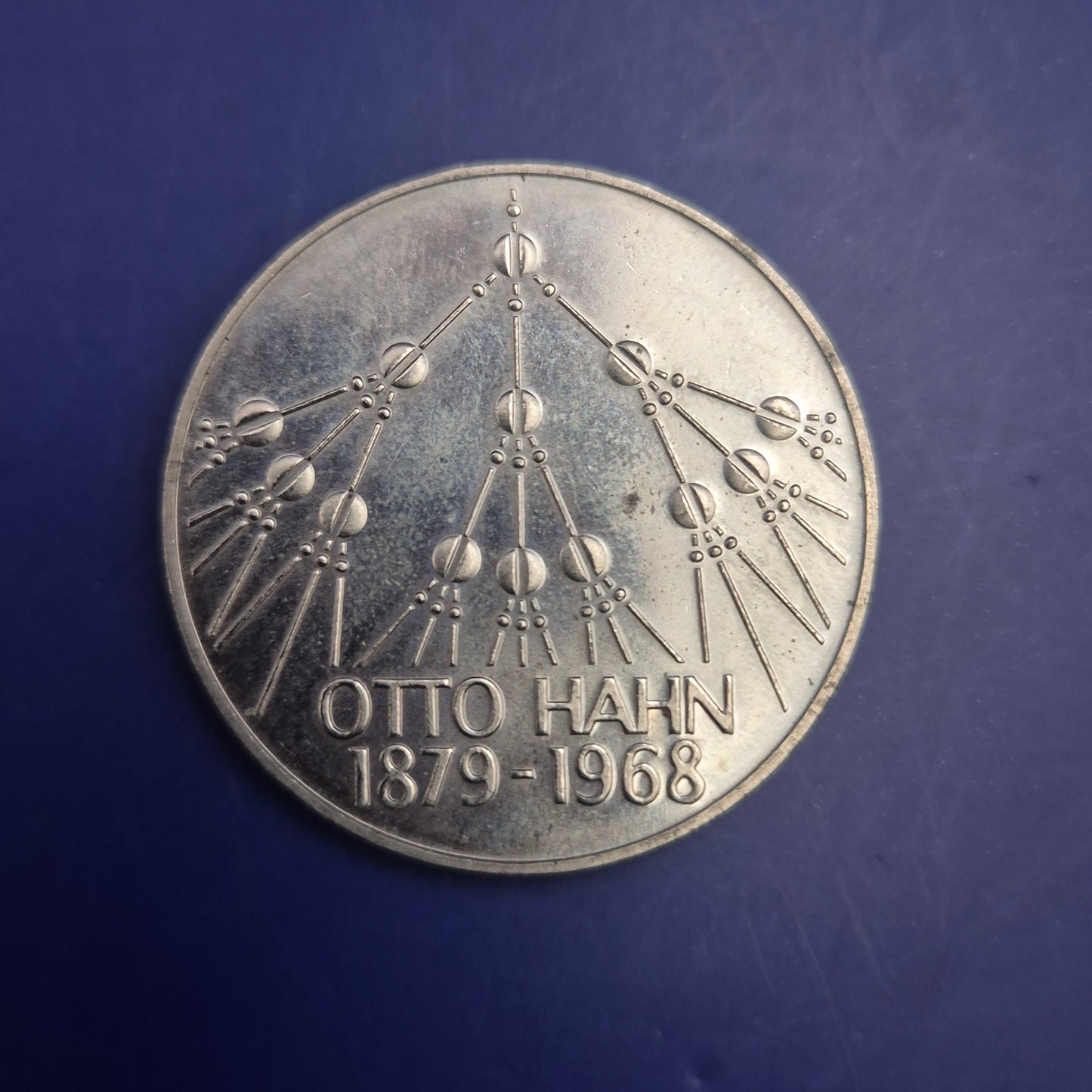 Gedenkmünze 5 Deutsche Mark 1979 G – Otto Hahn Kernspaltung