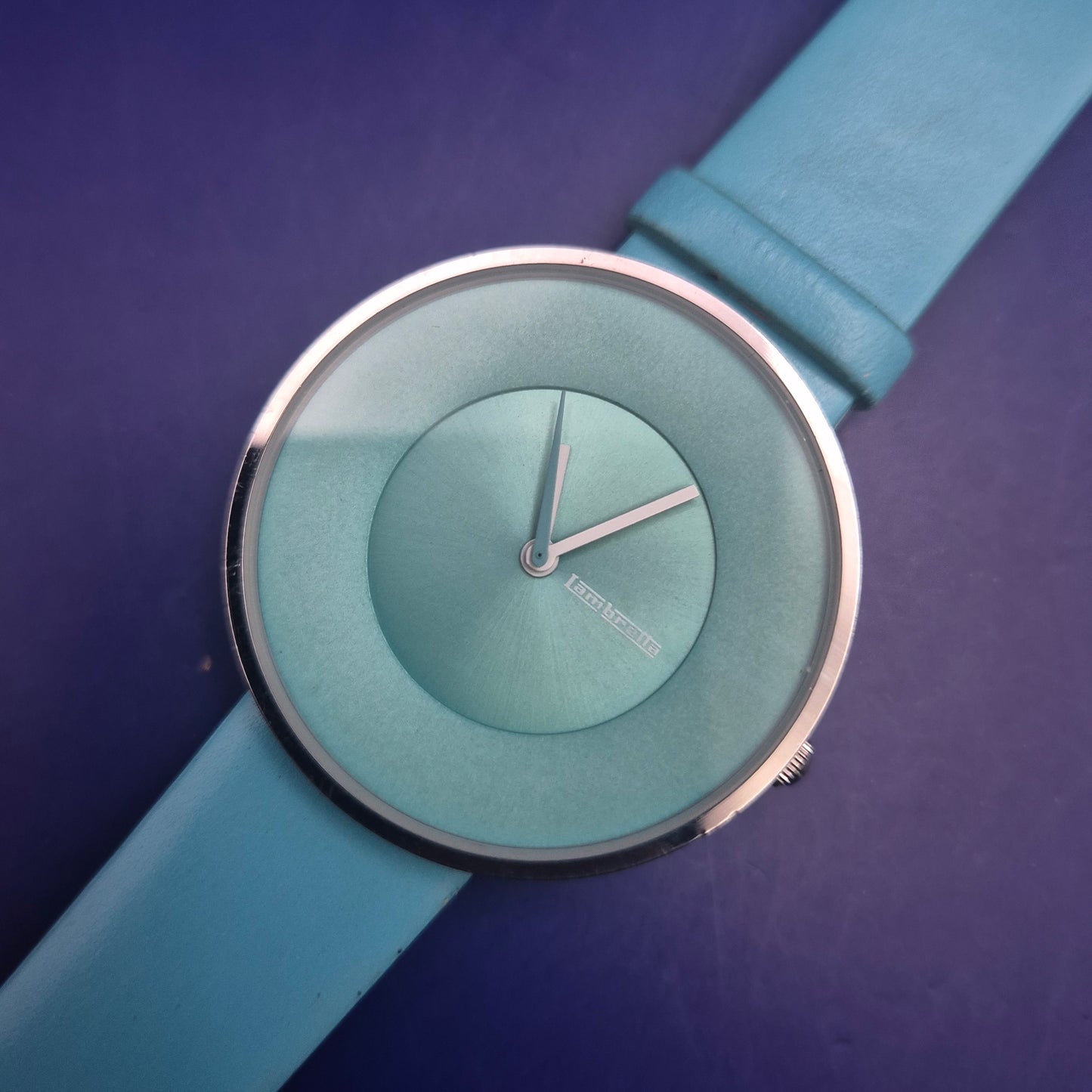 Moderne Lambretta Cielo Damen Uhr – Minimalistisches Türkis & Silber