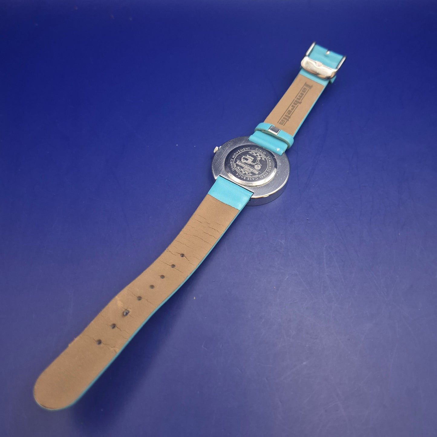 Moderne Lambretta Cielo Damen Uhr – Minimalistisches Türkis & Silber