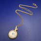 Vintage Glashütte Anhänger Uhr – Mechanik mit 17 Rubis aus der DDR