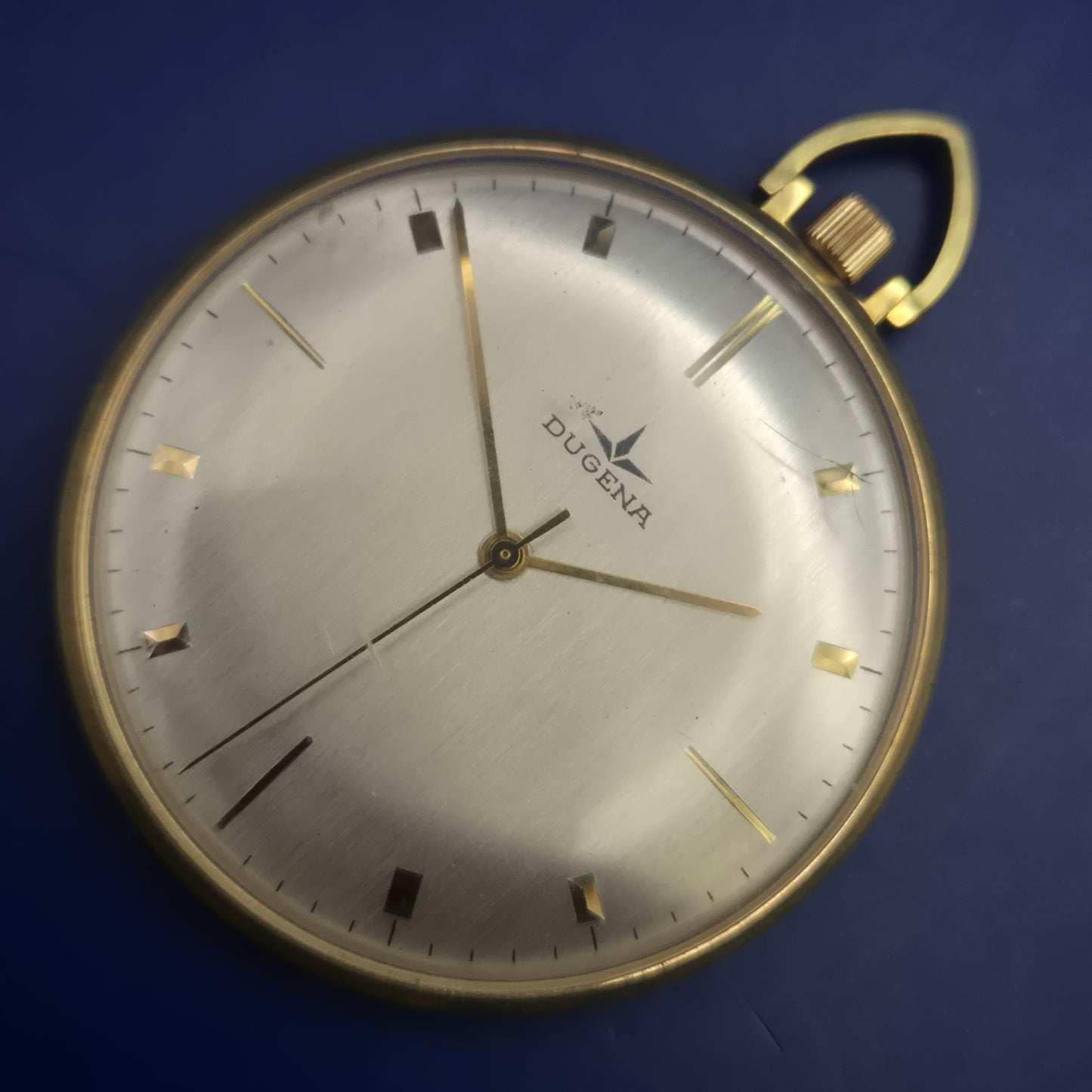 Klassische Dugena Frackuhr – Goldfarbenes Vintage Design für Herren