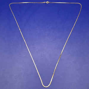 Elegante Flachpanzer Halskette in Gold-Optik – Zeitloses Accessoire