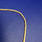 Elegante Flachpanzer Halskette in Gold-Optik – Zeitloses Accessoire