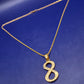Elegante Damen Kette – Goldfarben mit funkelndem Unendlichkeits-Anhänger