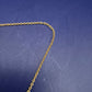 Elegante Damen Kette – Goldfarben mit blauem Tropfenanhänger