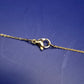 Elegante Damen Kette – Goldfarben mit blauem Tropfenanhänger