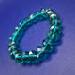 Stilvolles Damen Armband in Smaragdgrün – Facettierte Glasperlen