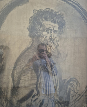 Leo Samberger (1861–1949) Gemälde Ausdrucksstarkes Herrenporträt 96x80cm