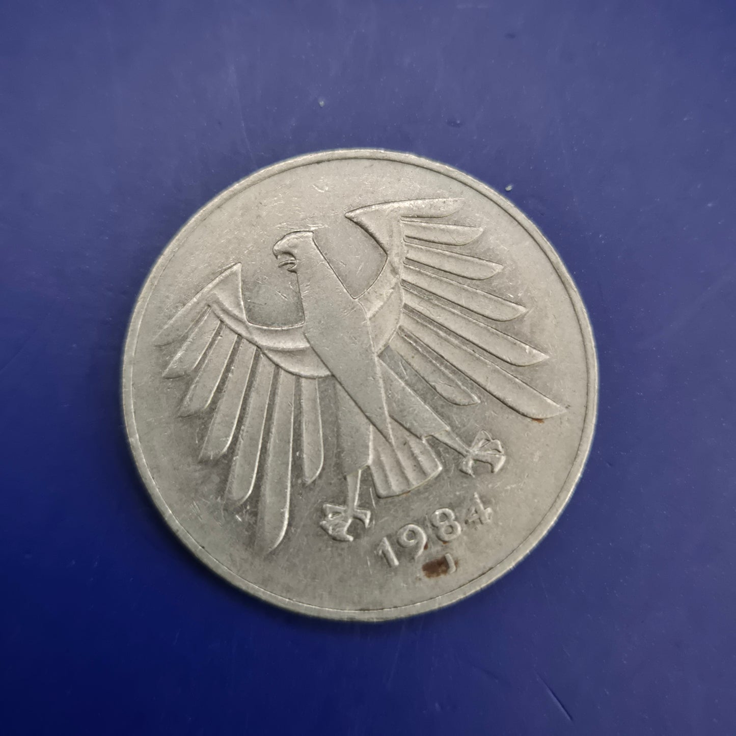 Seltene 5 Deutsche Mark Münze 1984 J – Sammlerstück Bundesrepublik Deutschland
