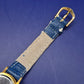 Stilvolle Damen Uhr mit blauem Zifferblatt – Exklusives Facettendesign