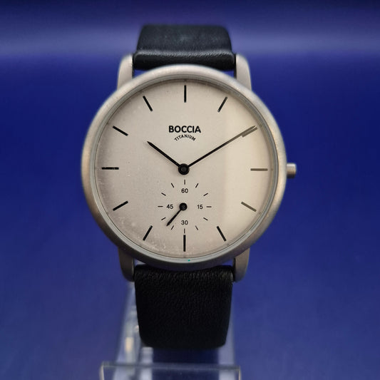 Elegante Boccia Titanium Herren Uhr – Minimalistisches Design aus Titan