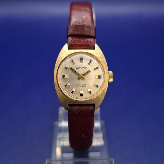 Klassische Provita Damen Uhr – Vintage Eleganz mit 17 Jewels