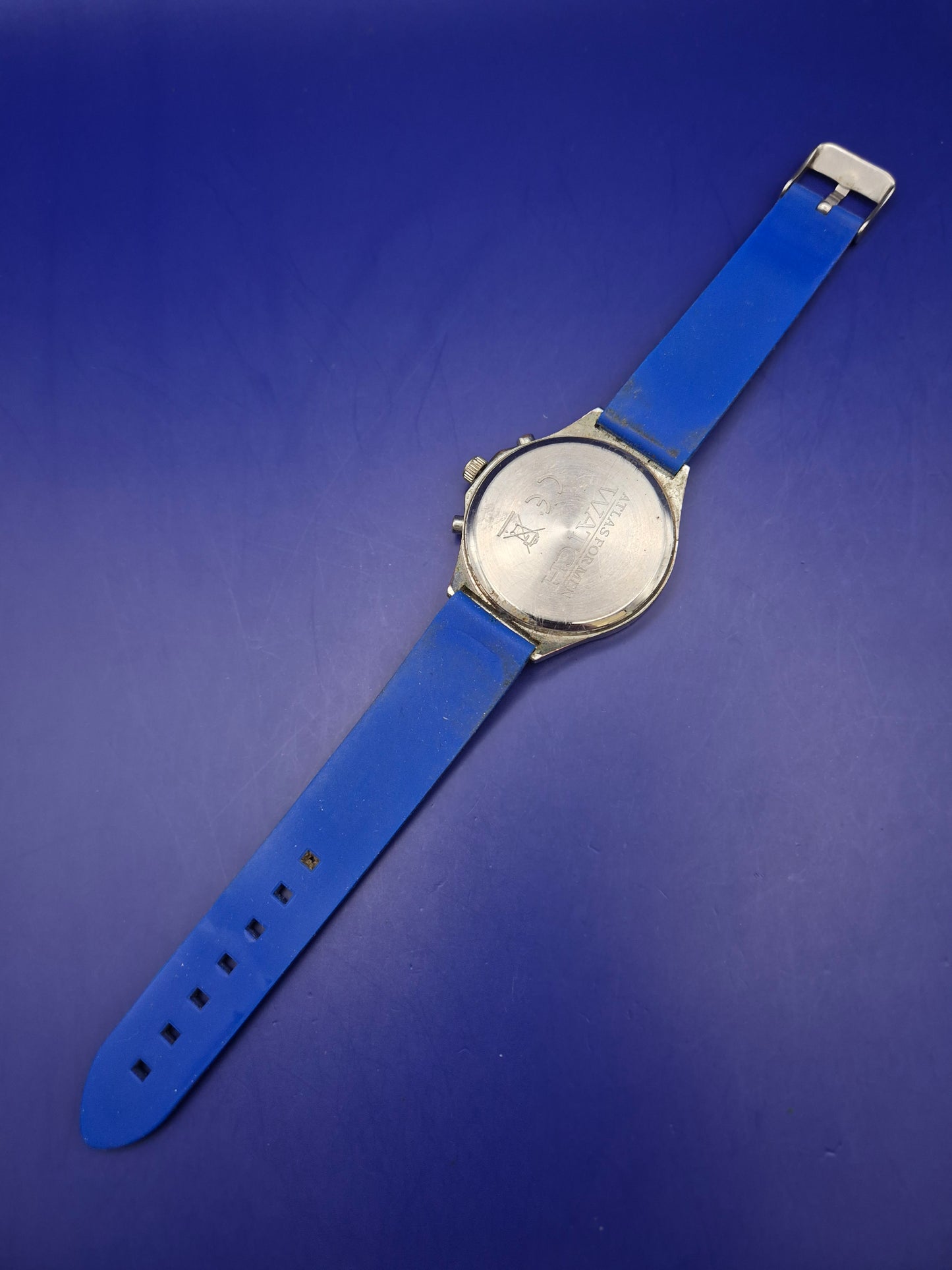 Sportliche Atlas For Men Herren Uhr – Markantes Blau & Chrono-Look