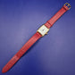 Elegante Eternal Love Damen Uhr – Klassisches Design in Gold & Rot