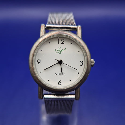 Klassische Vegas Damen Uhr – Schlichtes Design mit Milanaiseband