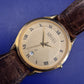 Klassische Rodania Herren Uhr – Elegantes Gold-Design mit Lederarmband