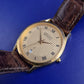 Klassische Rodania Herren Uhr – Elegantes Gold-Design mit Lederarmband
