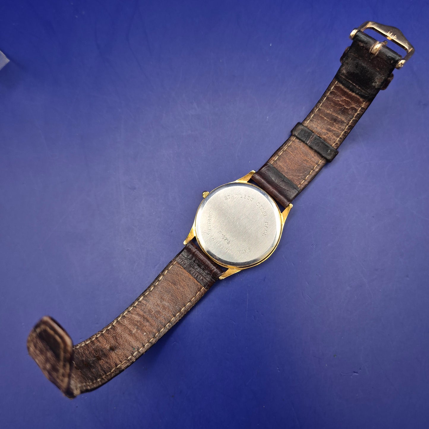 Klassische Rodania Herren Uhr – Elegantes Gold-Design mit Lederarmband