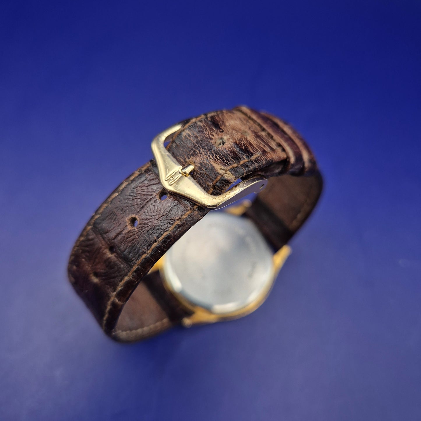 Klassische Rodania Herren Uhr – Elegantes Gold-Design mit Lederarmband