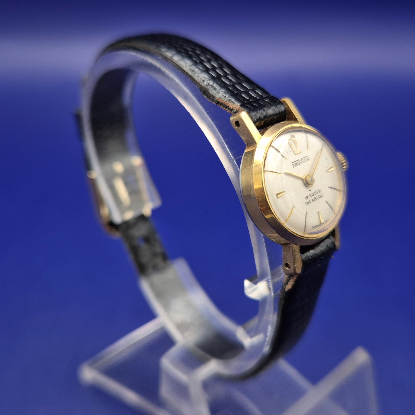 Klassische Provita Damen Uhr – Vintage Eleganz mit 17 Rubis