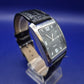 Klassische Herren Uhr mit schwarzem Lederarmband – Zeitloser Business-Look