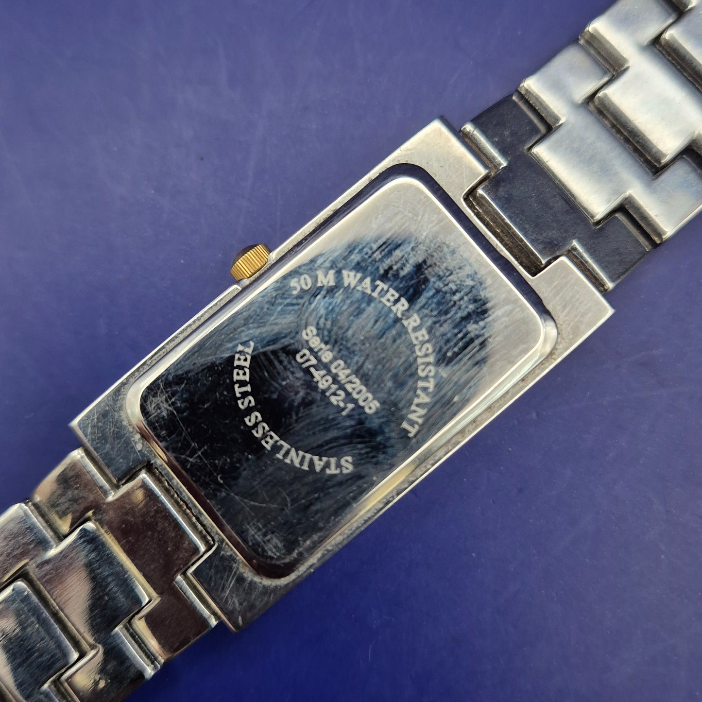 Elegante Damen Uhr im Bicolor Design – Stilvolles Rechteck-Gehäuse