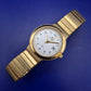Klassische Junghans Damen Uhr – Goldfarbenes Design mit Stretcharmband