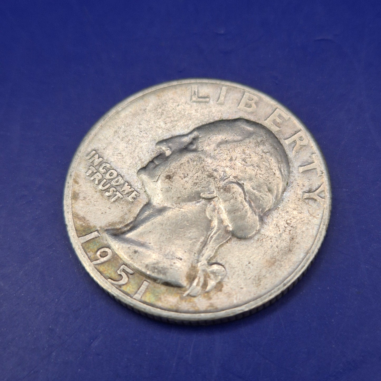 Historische US Quarter Dollar Münze 1951 – Silberne Sammlermünze