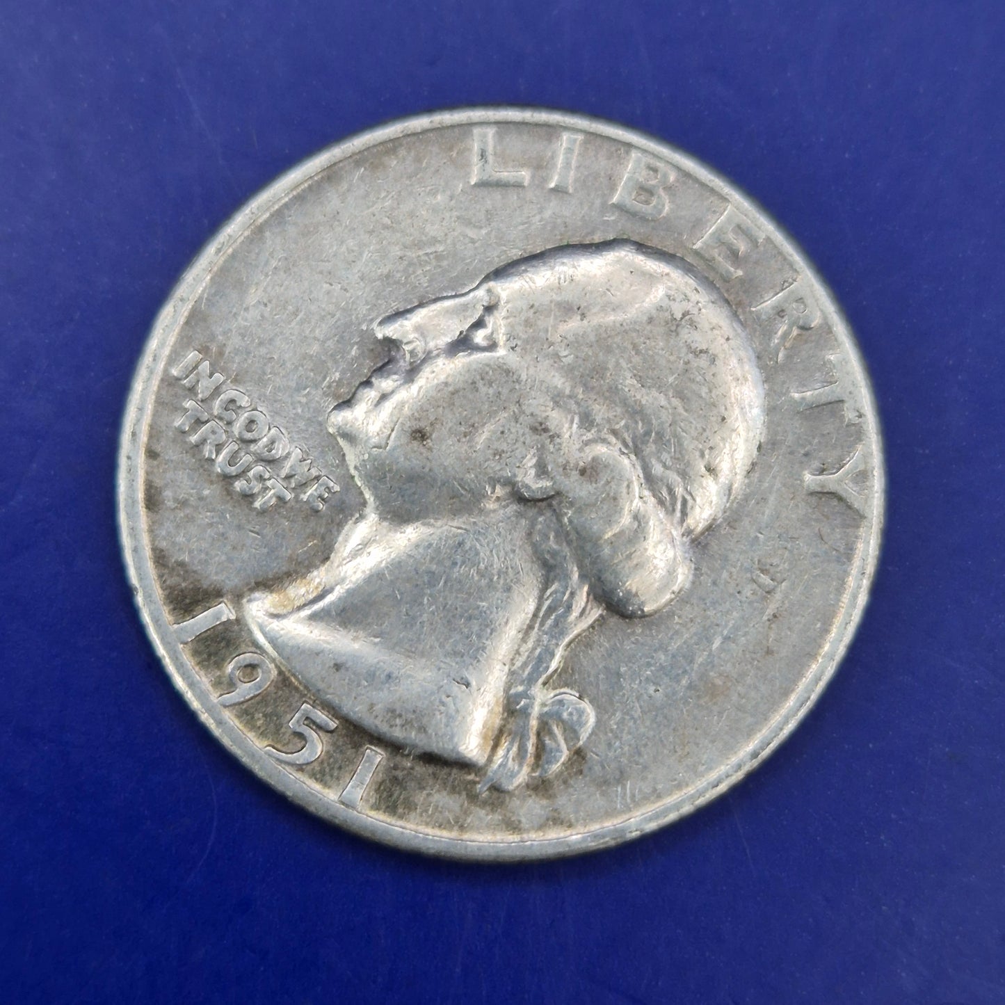 Historische US Quarter Dollar Münze 1951 – Silberne Sammlermünze