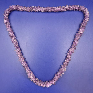 Edle Amethyst Splitterkette – Natürliches Violett für zeitlosen Stil