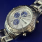 Robuste Fossil Blue Chronograph Herren Uhr – Sportliches Edelstahl Design
