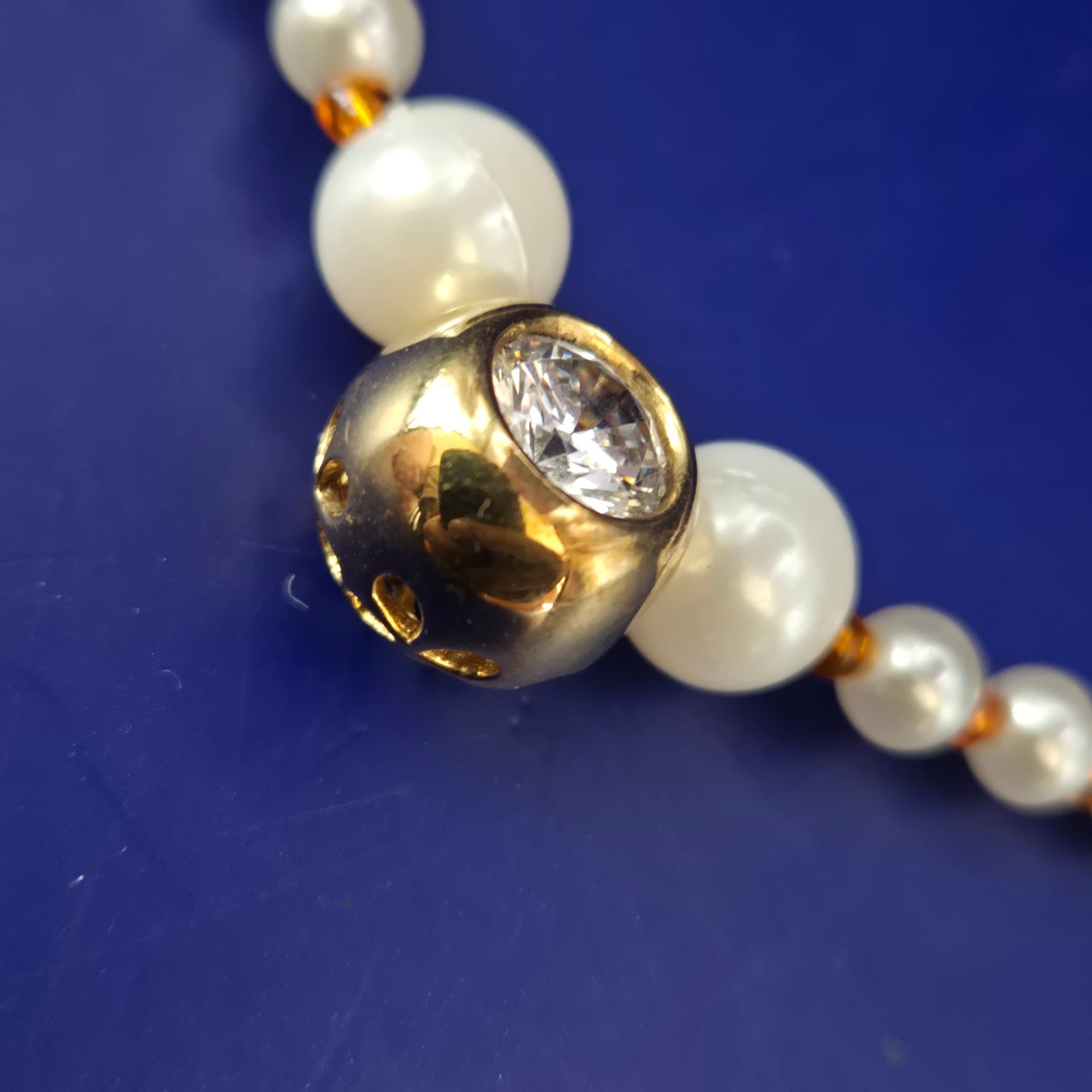 Elegante Perlen Halskette mit 925 Silber Anhänger – Klassischer Stil