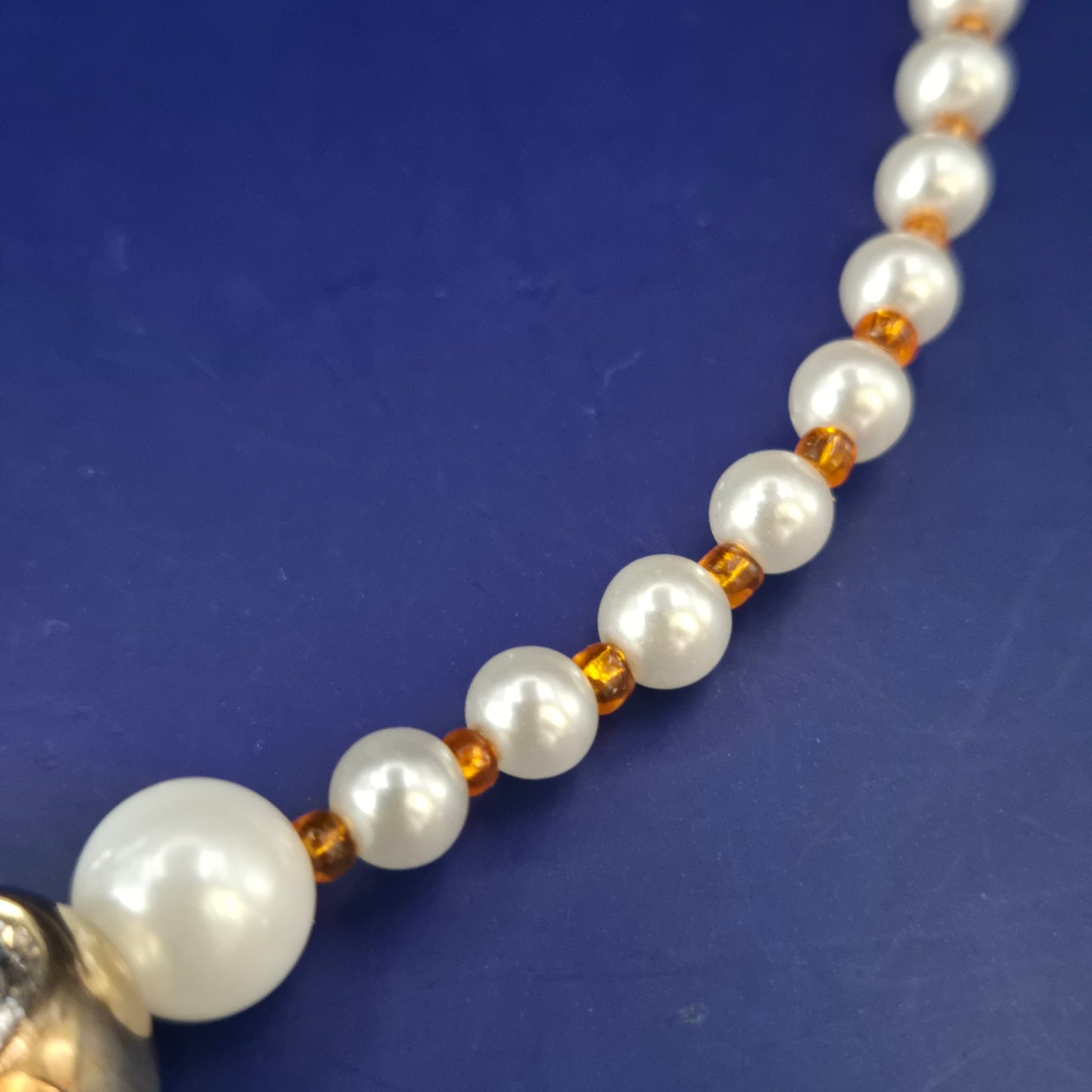 Elegante Perlen Halskette mit 925 Silber Anhänger – Klassischer Stil