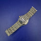 Elegante Pearl Damen Uhr – Blaues Zifferblatt & Bicolor Design