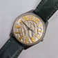 Einzigartige Fossil Damen Uhr – Vintage Design mit grünem Lederarmband