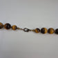 Elegante Tigerauge Edelstein Halskette – Zeitloser Naturstein Schmuck