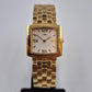 Elegante Saval Damen Uhr – Edles Design in glänzender Gold-Optik