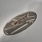 Klassische Vintage Brosche – Geometrisches Design mit Inlays