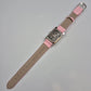 Elegante AC Collection Damen Uhr – Stilvolles Rechteck-Design in Rosa