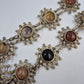 Vintage Statement Kette – Ethno-Stil mit bunten Natursteinen