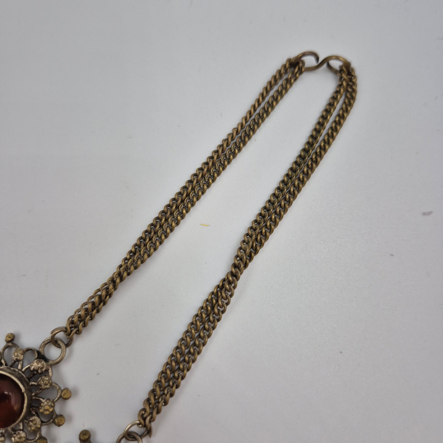 Vintage Statement Kette – Ethno-Stil mit bunten Natursteinen