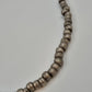 Rustikale Vintage Metallperlen Kette – Ethno Perlenschmuck