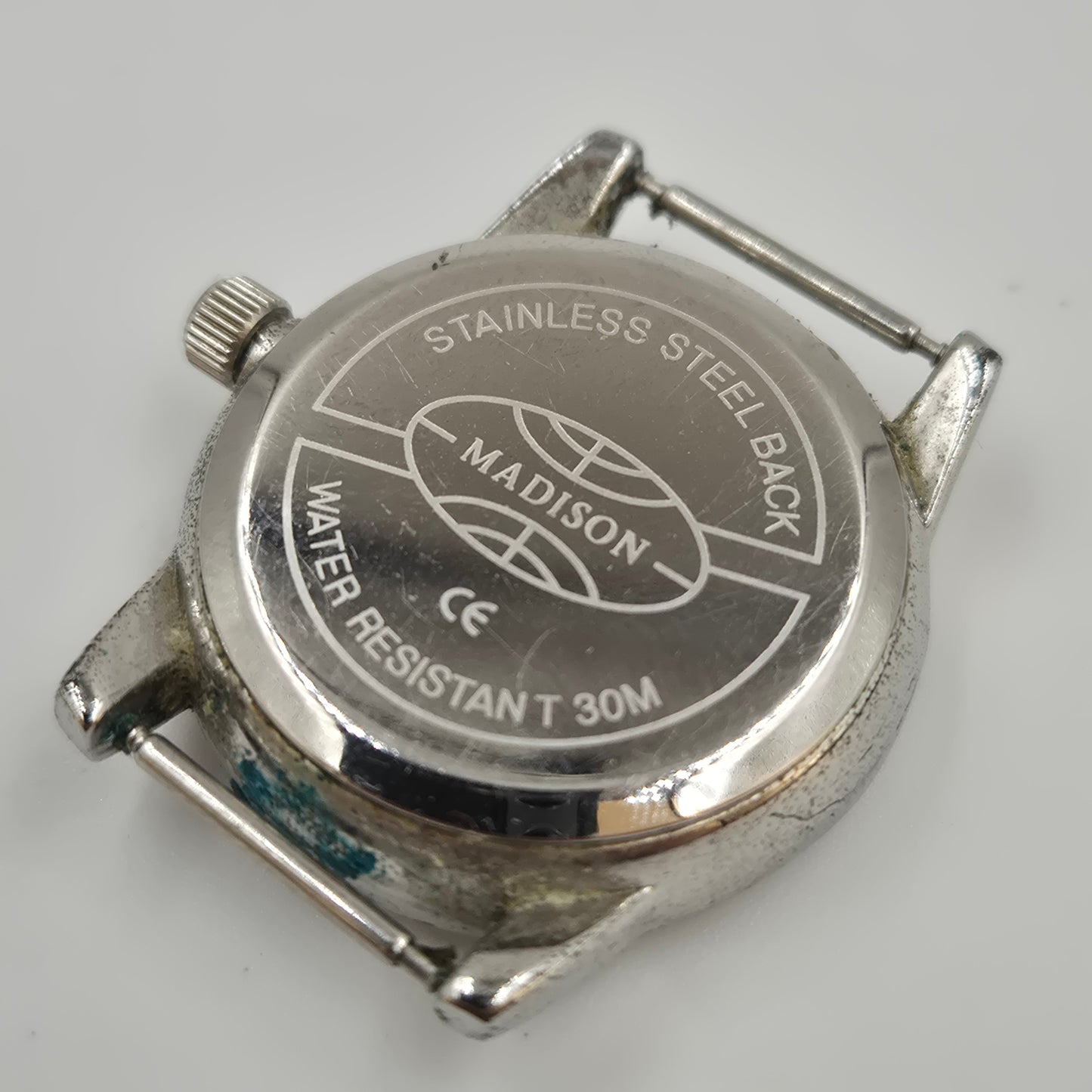 Klassische Madison New York Herren Uhr – Silbernes Zifferblatt