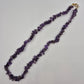Edle Amethyst Splitter Kette – Naturstein Halskette in sattem Violett
