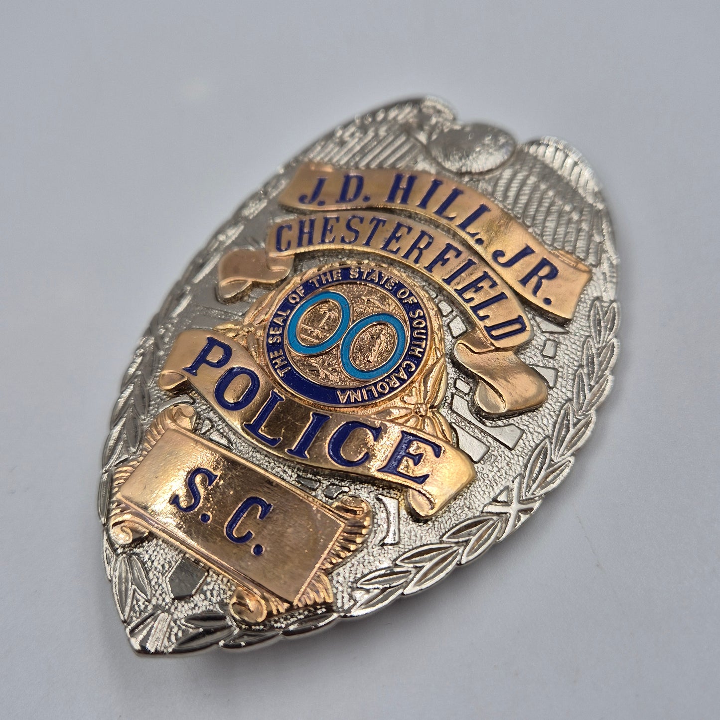 US Police Badge Brosche Chesterfield S.C. – Replik Polizeidienstmarke