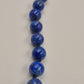Elegante Lapis Lazuli Naturstein Kette – Tiefblau mit Karabinerverschluss