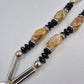 Elegante BIBA Damen Kette mit Herz Anhänger aus Naturstein