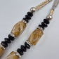Elegante BIBA Damen Kette mit Herz Anhänger aus Naturstein