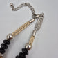 Elegante BIBA Damen Kette mit Herz Anhänger aus Naturstein