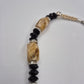 Elegante BIBA Damen Kette mit Herz Anhänger aus Naturstein